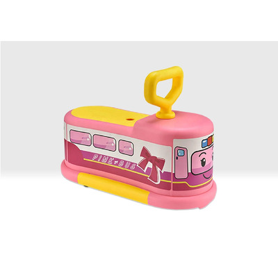 Pink Ride-On Bus