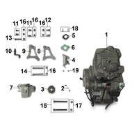 Image of Xtrax Sport 250cc Quad Bike Front Sprocket Cover