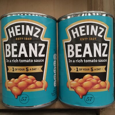2x Heinz Baked Beans In Tomato Sauce (2x415g)