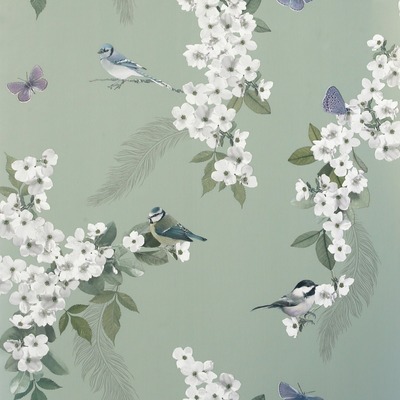 Mitzu Bird Wallpaper Sage World of Wallpaper 900105
