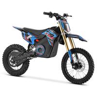 Image of FunBikes MXR 1600w 48v Lithium Electric Motorbike 14/12 68cm Blue Kids Dirt Bike