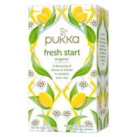 Image of Pukka Teas Organic Fresh Start - 20 Teabags x 4 Pack