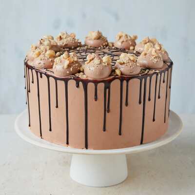 Chocolate Hazelnut Cake - Three Tier (6 + 8 + 10 Diameter)