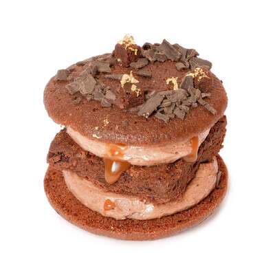 Brownie Caramel - Box Of 12 - Cupcakes Brownies Biscuits