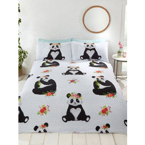 Pandas Double Duvet Cover And Pillowcase Set