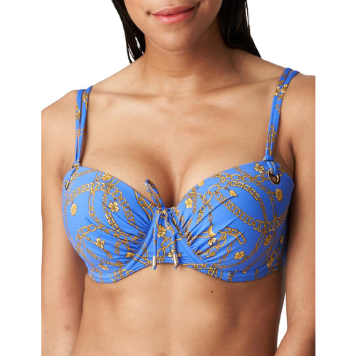 Prima Donna Swim Olbia Padded Balcony Bikini Top - Electric Blue
