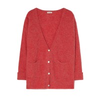 Image of East Mid Length Cardigan - Strawberry