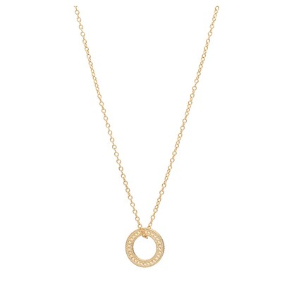 ANNA BECK Circle Of Life Charity Necklace Gold