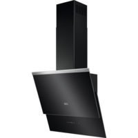 Image of AEG DVB5560B 55cm Chimney Hood Angled Glass - Black * * Limited Promotional Offer * *