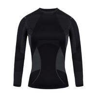 Image of Alpinus Womens Active Base Layer Thermoactive T-Shirt - Black/Gray