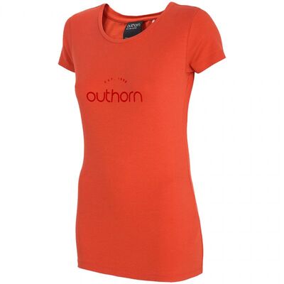Outhorn Womens Casual T-Shirt - Dark Red