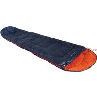 Image of High Peak Action 250 Sleeping Bag - Navy Blue/Orange