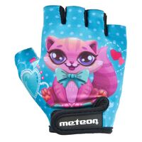 Image of Meteor Junior Cycling Gloves - Blue