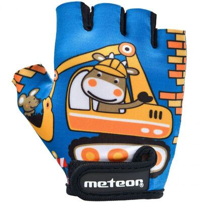 Meteor Junior Teddy Builder Cycling Gloves - Multi