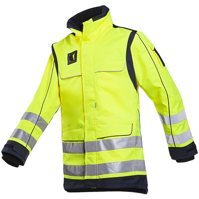 Sioen 520A Thornton High Vis Yellow Waterproof Jacket