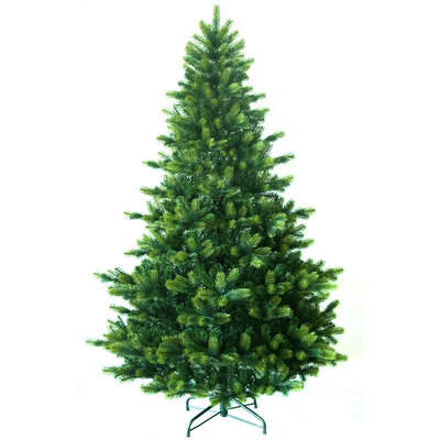 Artificial Christmas Tree Windsor Spruce PVC with Metal Stand by Noma, 7ft / 2.1m