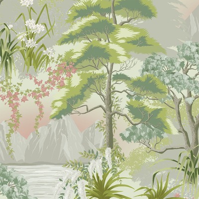 Panacea Forest Wallpaper Pastel Belgravia 1156
