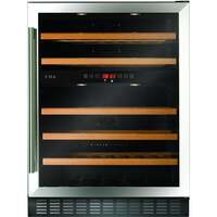 Image of CDA FWC604SS 60cm dual zone, freestanding/ under counter wine cooler Stainless Steel * * 1 ONLY AT THIS PRICE * *
