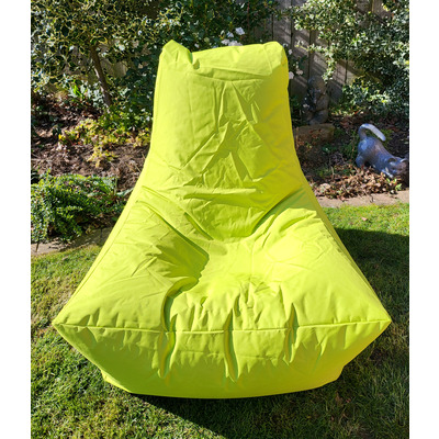 Large Adult Sized Outdoor Bean Chair Lounger - Green