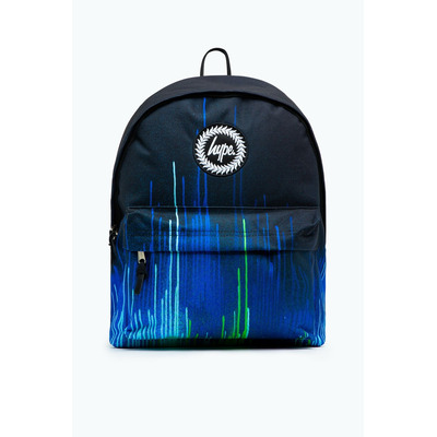 Hype Unisex Black Pacific Drips Crest Backpack
