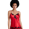 Aubade Toi Mon Amour Pyjama Camisole Top - Rouge Passion - S - 10 from Belle Lingerie