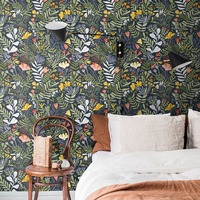 Sommarang Brittsommar Wallpaper Blue Galerie S55010