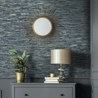 Cascading Gardens Wallpaper Collection Reine Navy Holden 91373
