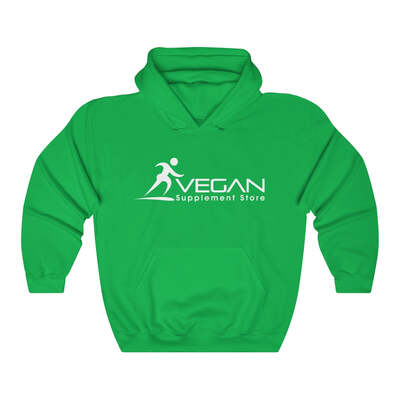 Vegan Supplement Store Unisex Heavy Blend&#8482; Hooded Sweatshirt, Irish Green / M