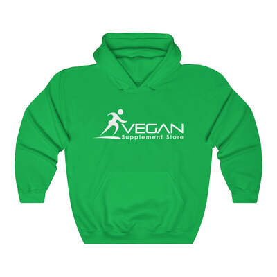 Vegan Supplement Store Unisex Heavy Blend&#8482; Hooded Sweatshirt, Irish Green / L