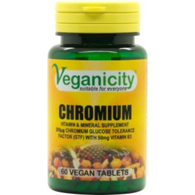Vegan Chromium 200&#181;g Capsules &pipe; Vegan Supplement Store &pipe; FREE Shipping