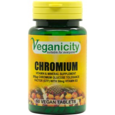 Vegan Chromium 200&#181;g Capsules | Vegan Supplement Store | FREE Shipping