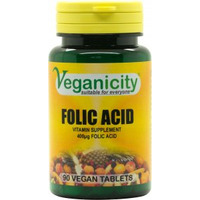 Image of Vegan Folic Acid 400&#181;g Tablets &pipe; Vegan Supplement Store &pipe; FREE Shipping