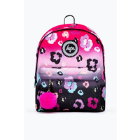 Image of Hype Black & Pink Gradient Leopard Backpack