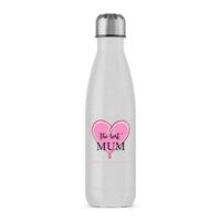 The Best Mum (Sorry I Ruined Your Vagina) Water Bottle – Silver Glitter, One