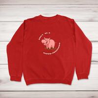 Hippo-twatamus Sweatshirt