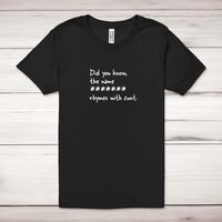 Personalised Name Rhymes with Cunt Adult T-Shirt