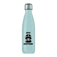 Sith Happens Water Bottle – Blue Glitter, One