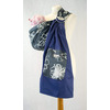 Image of Palm and Pond Ring Sling - Grey White Floral/Blue