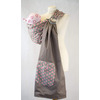 Image of Palm and Pond Ring Sling - Grey With Pink Polka Dots