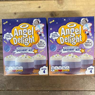 2x Angel Delight Space Edition Butterscotch Flavour Dessert Kits (2x94g)