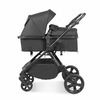 Image of Ickle Bubba Comet 2 in 1 Pushchair (Frame: Black, Fabric Colour: Black, Handle Bars: Black)