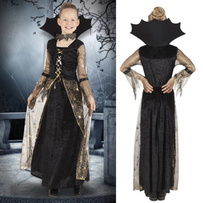 Girls Spiderella Witch Halloween Fancy Dress Costume 7-9 Years