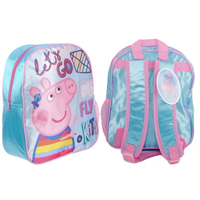 Girls Pink Peppa Pig Junior Backpack Rucksack School Bag