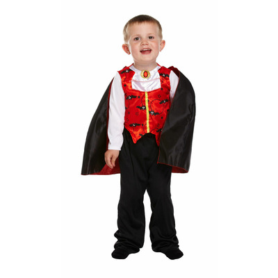 Toddlers Vampire Halloween Fancy Dress Costume (2-3 Years)
