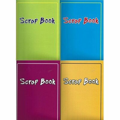 A4 size 24 Page Collectors Cuttings Scrap Books – 333 - Yellow