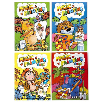 Magic Painting Colouring Books Party Bag Fillers - Just Add Water - 12