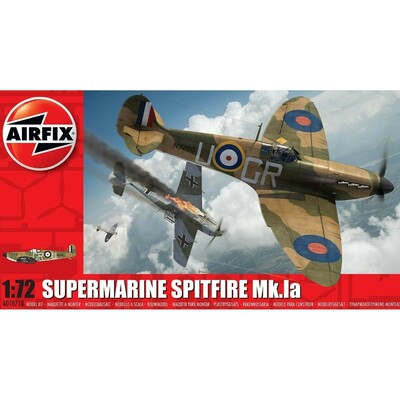 Airfix Supermarine Spitfire MkIa Model Kit 1:72 A01071B