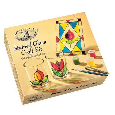 House of Crafts Introduction To Stained Glass Craft Kit