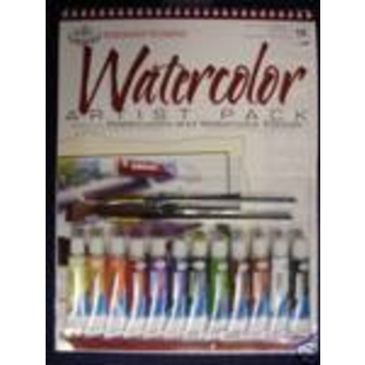 Watercolour Painting Art Pack with Paper, 12 Tubes of paint 2 Brushes