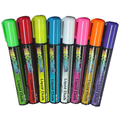 Yellow Liquid Chalk Marker Pen For Menu Boards Glass Displays